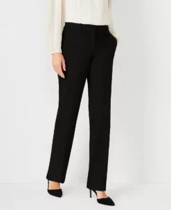 Women's Seasonless Stretch Core Black Trouser Pants