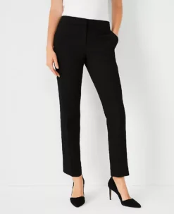 Women's Curvy Fit Ankle Pants - Seasonless Stretch Slim Leg Trousers