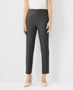 The Side Zip Eva Ankle Pant In Bi-Stretch