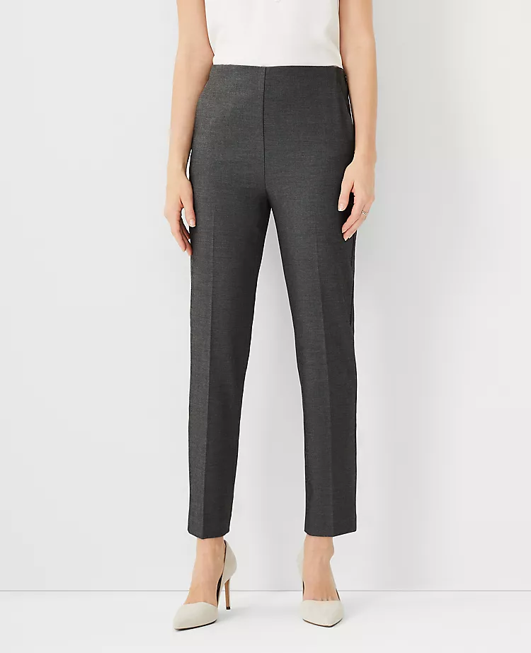 The Side Zip Eva Ankle Pant In Bi-Stretch 1 The Side Zip Eva Ankle Pant In Bi-Stretch