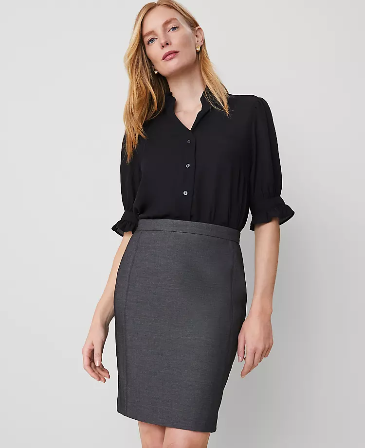 Tailored Bi-Stretch Pencil Skirt - All-Day Comfort Workwear 2 Tailored Bi-Stretch Pencil Skirt - All-Day Comfort Workwear - Image 2
