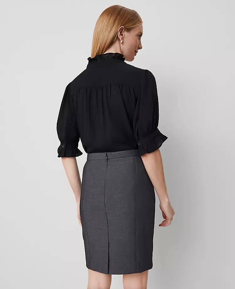 Tailored Bi-Stretch Pencil Skirt - All-Day Comfort Workwear 3 Tailored Bi-Stretch Pencil Skirt - All-Day Comfort Workwear - Image 3