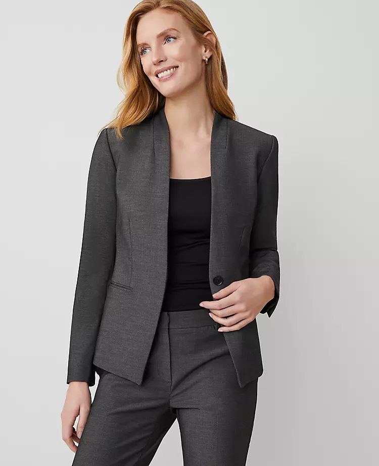 The Cutaway Blazer In Bi-Stretch 1 The Cutaway Blazer In Bi-Stretch