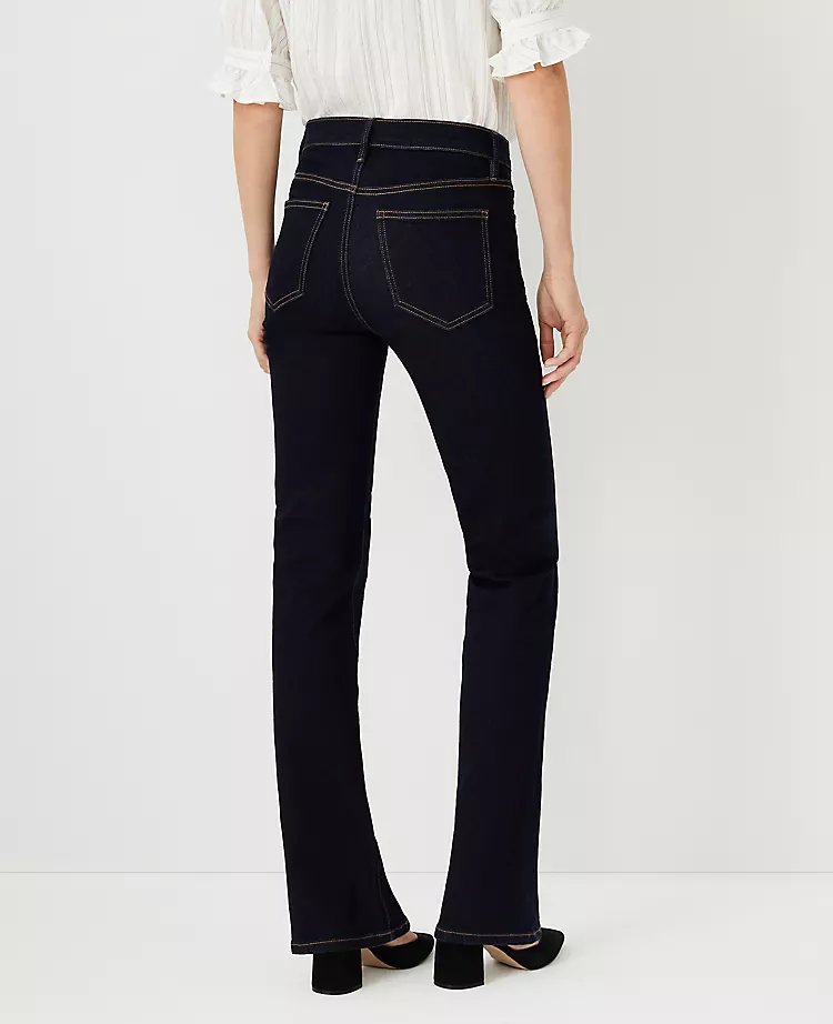 Sculpting Mid Rise Bootcut Jeans in Classic Rinse Wash 2 Sculpting Mid Rise Bootcut Jeans in Classic Rinse Wash - Image 2