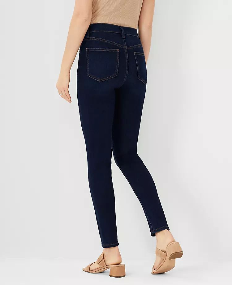 Petite Sculpting Pocket Highest Rise Skinny Jeans in Classic Dark Indigo 2 Petite Sculpting Pocket Highest Rise Skinny Jeans in Classic Dark Indigo - Image 2