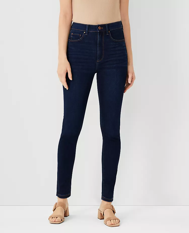 Curvy Sculpting Highest Rise Skinny Jeans in Classic Dark Indigo 1 Curvy Sculpting Highest Rise Skinny Jeans in Classic Dark Indigo