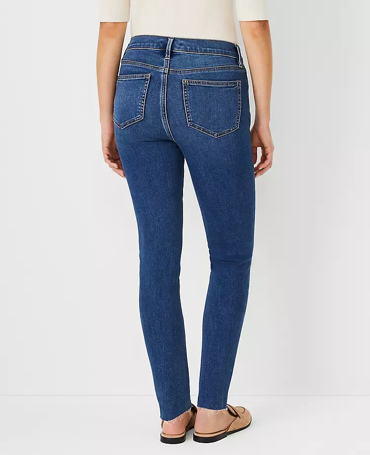 Curvy Sculpting Pocket Mid Rise Skinny Jeans In Mid Stone Wash 2 Curvy Sculpting Pocket Mid Rise Skinny Jeans In Mid Stone Wash - Image 2