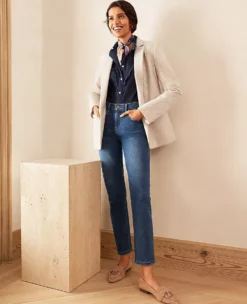 Sculpting Mid Rise Taper Jeans - Classic Indigo Performance Stretch Denim 10 Sculpting Mid Rise Taper Jeans - Classic Indigo Performance Stretch Denim -Ann Taylor Store 578357 0698 MKTG2