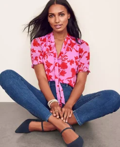 Sculpting Mid Rise Taper Jeans - Classic Indigo Performance Stretch Denim 11 Sculpting Mid Rise Taper Jeans - Classic Indigo Performance Stretch Denim -Ann Taylor Store 578357 0698 MKTG3