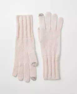 Premium Ribbed 100% Cashmere Gloves for Luxury Winter Warmth