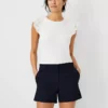 Women's Mid-Rise City Chino Shorts with Comfort Stretch