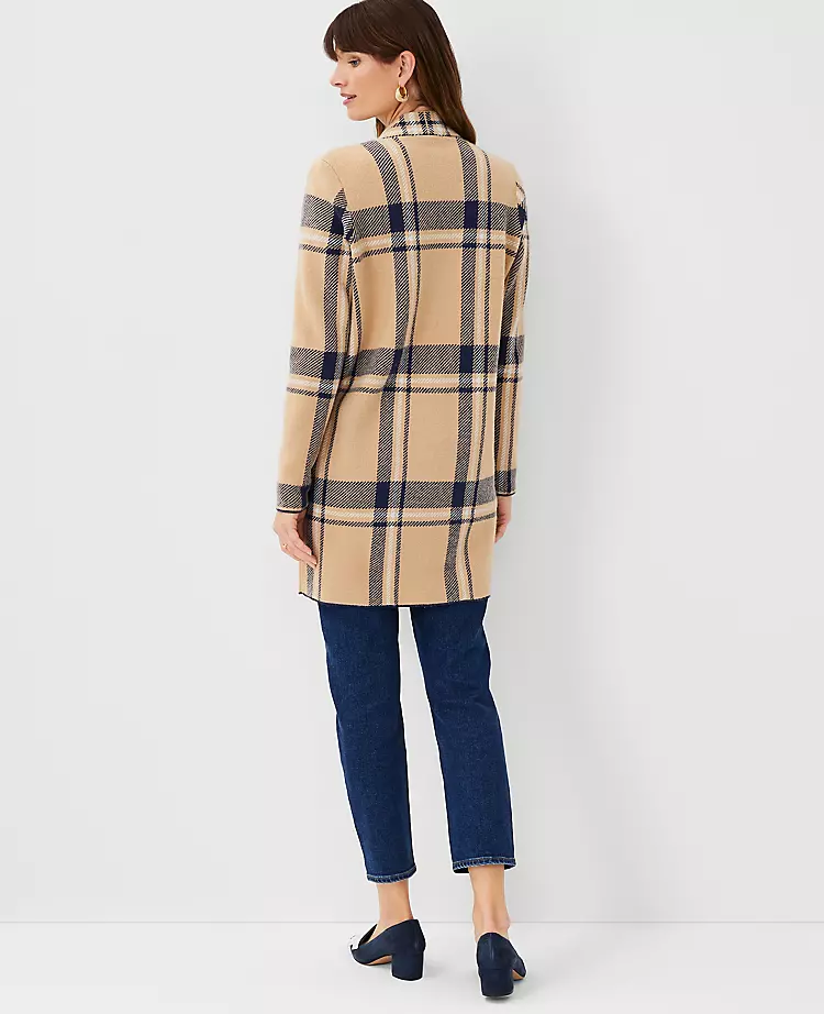 Plaid Pocket Cardigan 2 Plaid Pocket Cardigan - Image 2