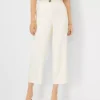 The Seamed Straight Crop Pant