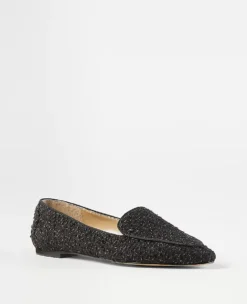 Elegant Tweed Pointed Toe Flats with Padded Comfort Footbed