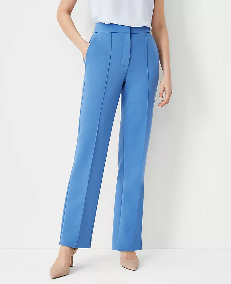 The Sophia Straight Pant In Double Knit 1 The Sophia Straight Pant In Double Knit