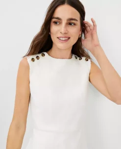 Tweed Flounce Shift Dress 5 Tweed Flounce Shift Dress -Ann Taylor Store 603818 9192 ALT2