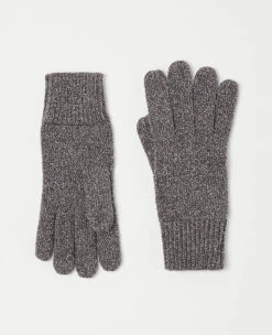 Elegant Shimmer Knit Gloves - Soft Sparkle Winter Hand Warmers