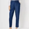 The Belted Taper Pant In Chambray