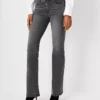 Curvy Sculpting Mid Rise Boot Cut Jeans in Vintage Grey Wash