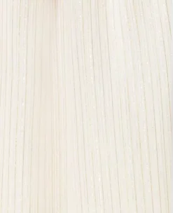 Shimmer Stripe Smocked Boatneck Top -Ann Taylor Store 604268 9192 ALT3