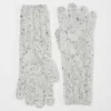 Flecked Ribbed 100% Cashmere Gloves - Luxury Winter Hand Warmers