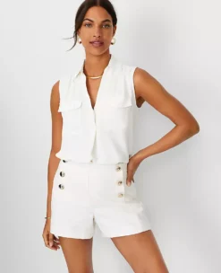 Sleeveless Camp Shirt