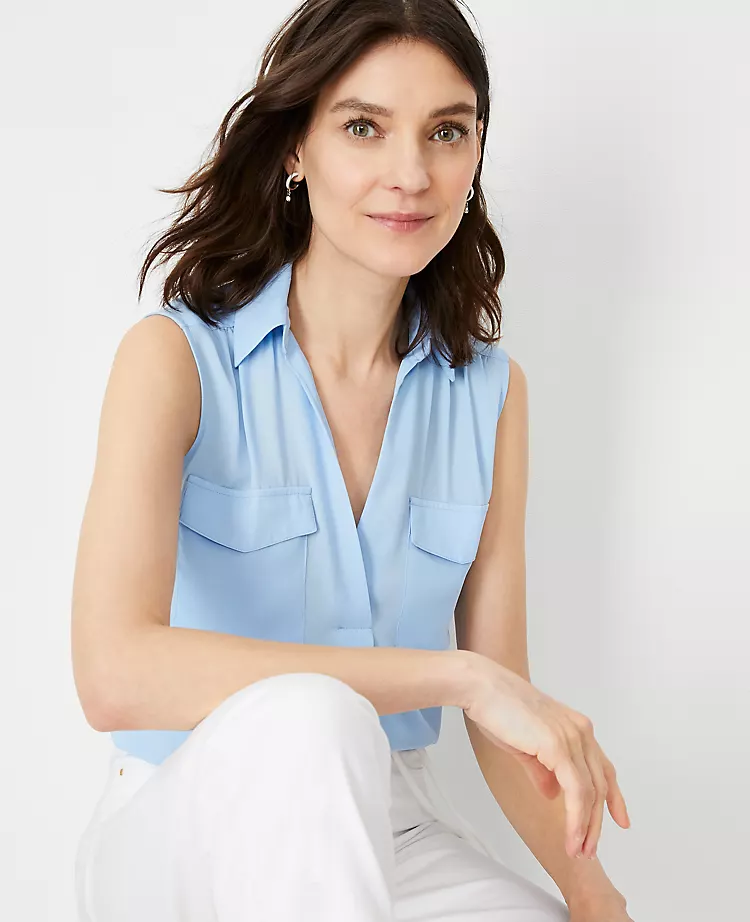 Sleeveless Camp Shirt 1 Sleeveless Camp Shirt