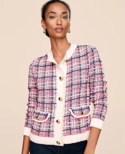 Tweed Sweater Jacket -Ann Taylor Store 607277 5633 MKTG1