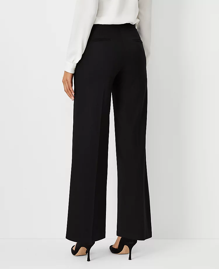 The Side Zip Wide Leg Pant In Knit 2 The Side Zip Wide Leg Pant In Knit - Image 2