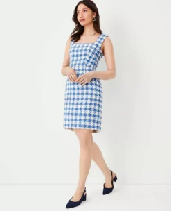 Chic Denim Block Heel Slingback Pumps with Pointy Toe 5 Chic Denim Block Heel Slingback Pumps with Pointy Toe -Ann Taylor Store 608105 1082 ALT2