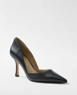 Azra Leather Pumps: Luxe Pointy Toe Heels