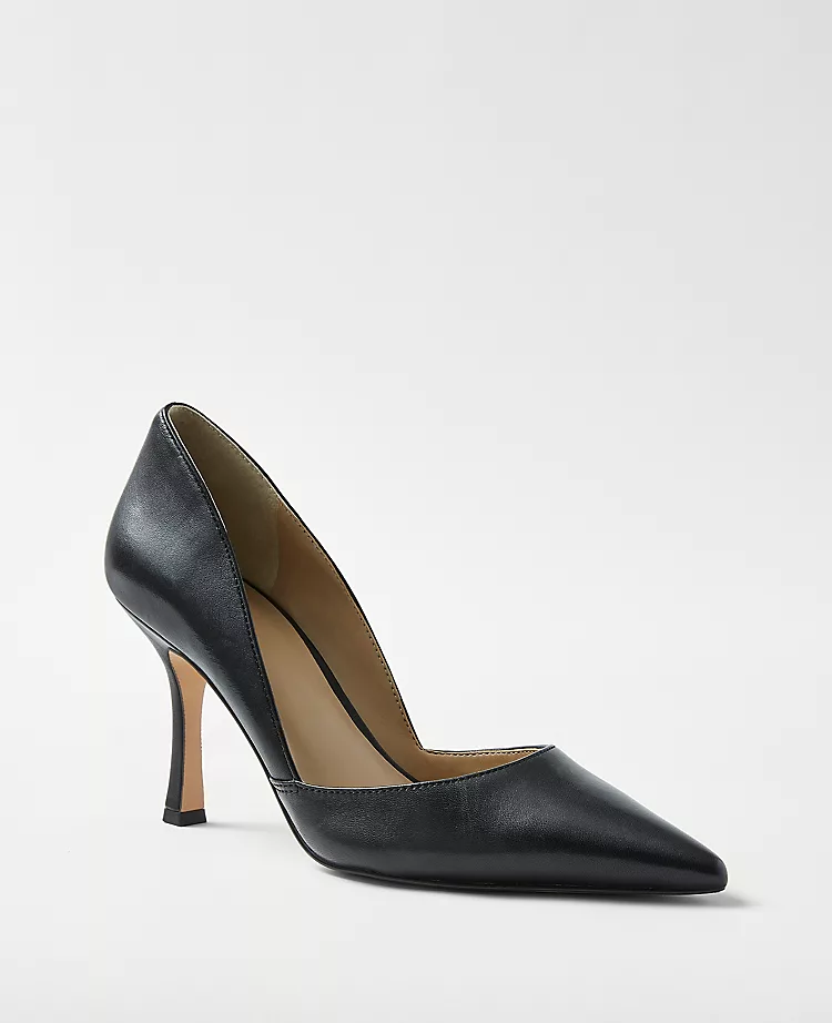 Azra Leather Pumps: Luxe Pointy Toe Heels 1 Azra Leather Pumps: Luxe Pointy Toe Heels