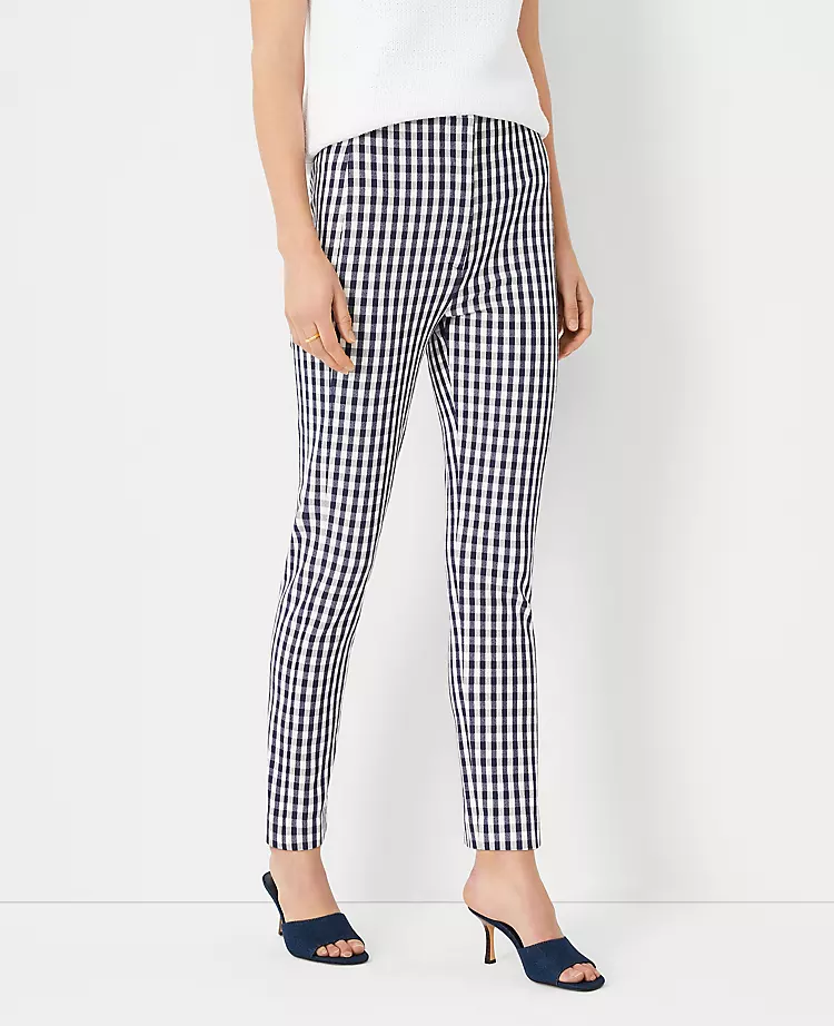 The Audrey Ankle Pant In Plaid 1 The Audrey Ankle Pant In Plaid