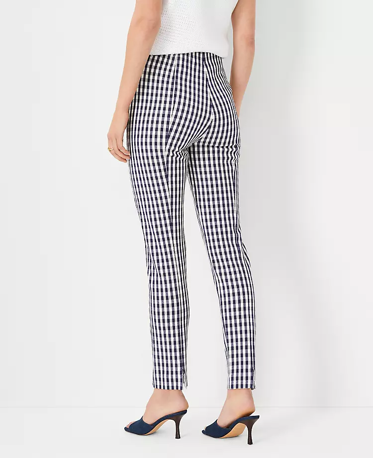 The Audrey Ankle Pant In Plaid 2 The Audrey Ankle Pant In Plaid - Image 2