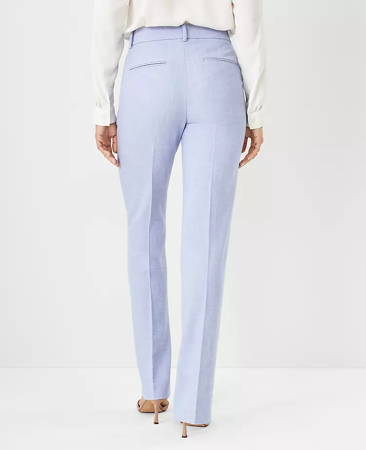 The Sophia Straight Pant In Cross Weave - Curvy Fit 2 The Sophia Straight Pant In Cross Weave - Curvy Fit - Image 2