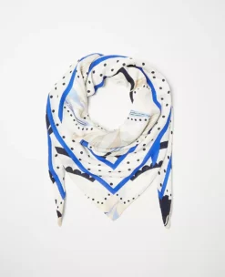 Premium Modal Square Scarf - Exotic Tile Print Lightweight Wrap