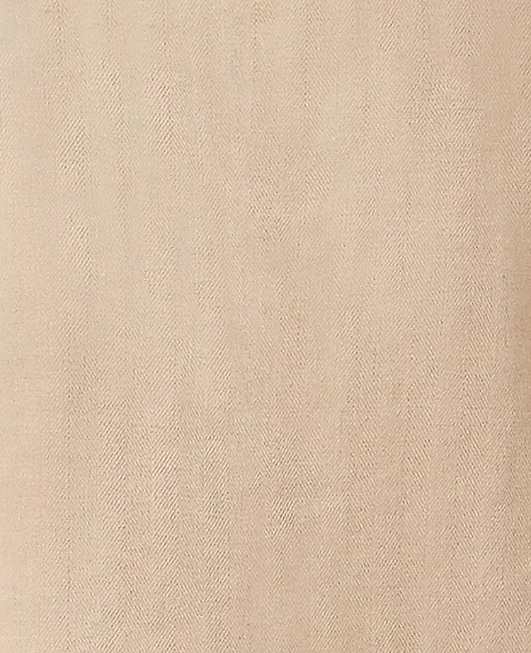 Petite Belted Herringbone Linen Blend Pencil Skirt for Work 3 Petite Belted Herringbone Linen Blend Pencil Skirt for Work - Image 3