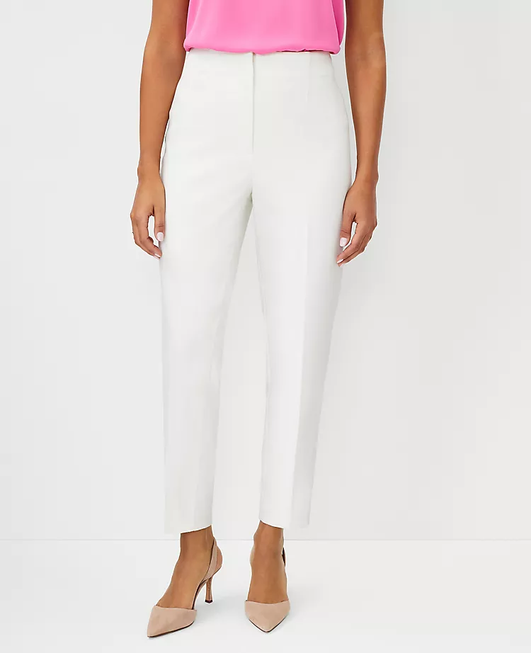 Petite Curvy Slim Fit Work Pant - Tailored Ankle Trousers 1 Petite Curvy Slim Fit Work Pant - Tailored Ankle Trousers