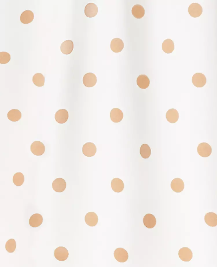 Petite Polka Dot Drop Shoulder Popover Blouse 4 Petite Polka Dot Drop Shoulder Popover Blouse - Image 4