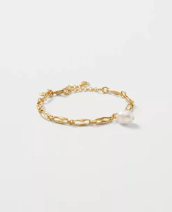 Elegant Pearlized Bead Charm Bracelet with Adjustable Extender