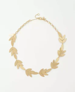 Leaf Statement Necklace - Nature-Inspired Adjustable Jewelry