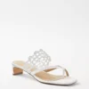 Woven Leather Blade Heel Sandals - Elegant & Comfortable Open Toe Shoes