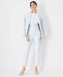 The Belted Top In Plaid -Ann Taylor Store 613244 2643 ALT2