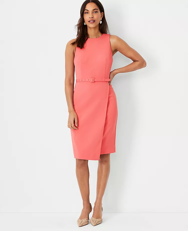 The Cutaway Shoulder Wrap Sheath Dress 1 The Cutaway Shoulder Wrap Sheath Dress