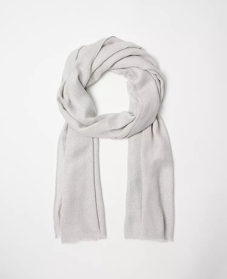 Elegant Metallic Shimmer Scarf - Oversized Soft Viscose Wrap 1 Elegant Metallic Shimmer Scarf - Oversized Soft Viscose Wrap