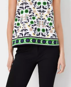 Floral Button Back Halter Top 6 Floral Button Back Halter Top -Ann Taylor Store 613706 1362 ALT2