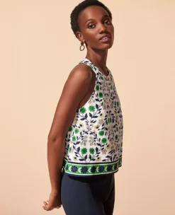 Floral Button Back Halter Top 7 Floral Button Back Halter Top -Ann Taylor Store 613706 1362 MKTG1