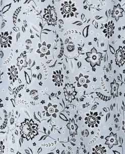 Floral Flounce Sleeve Top -Ann Taylor Store 613762 018571 ALT3