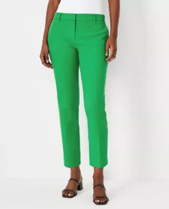 Petite Slim Ankle Pants - Tailored Professional Work Trousers