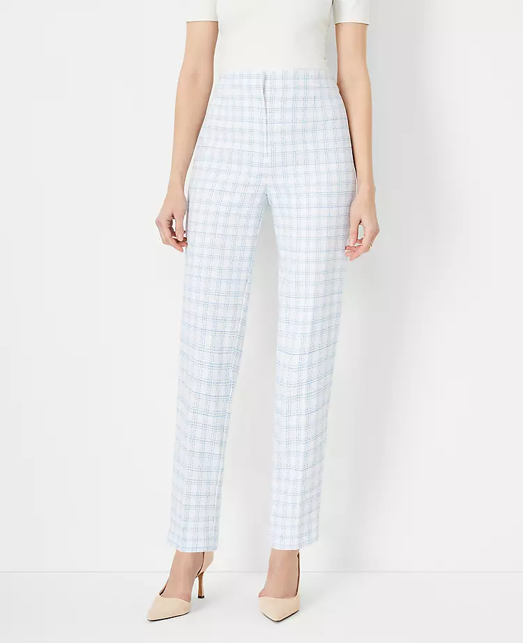 The Lana Petite Slim Plaid Pant: Sleek Ankle-Length Workwear 1 The Lana Petite Slim Plaid Pant: Sleek Ankle-Length Workwear